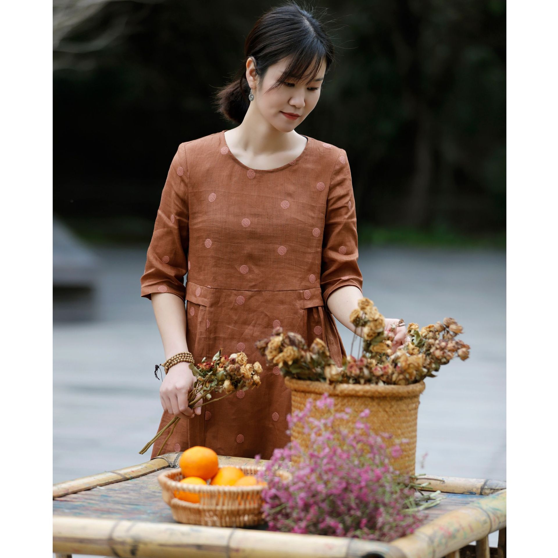 Robe Fougère | Artisanal